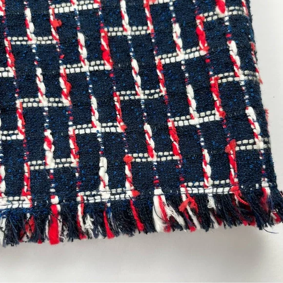 Talbots Navy Red White Tweed Skirt Size 10P - Picture 11 of 11